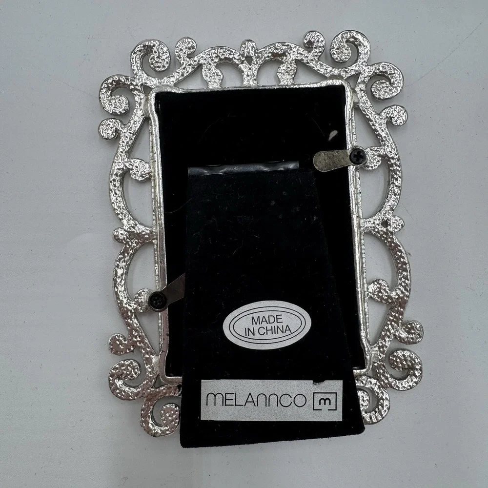 Melannco Ornate Silver Tone Picture Frames Lot 6 Baroque Victorian Scrollwork